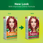 Thumbnail for Nisha Creme Hair Color for Women - Cherry Red - Distacart