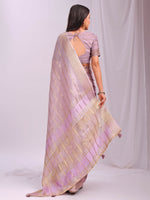 Thumbnail for Astita Organza Light Pink Saree
