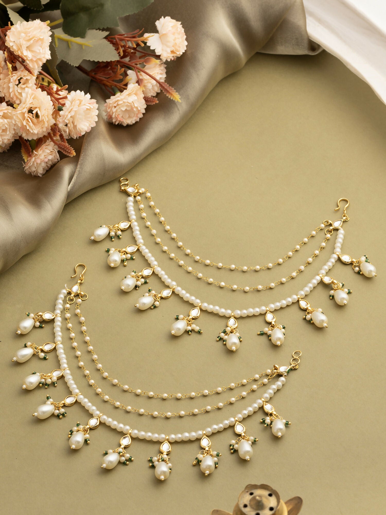 Ruby Raang Rajkumari Kaan Chain - Distacart