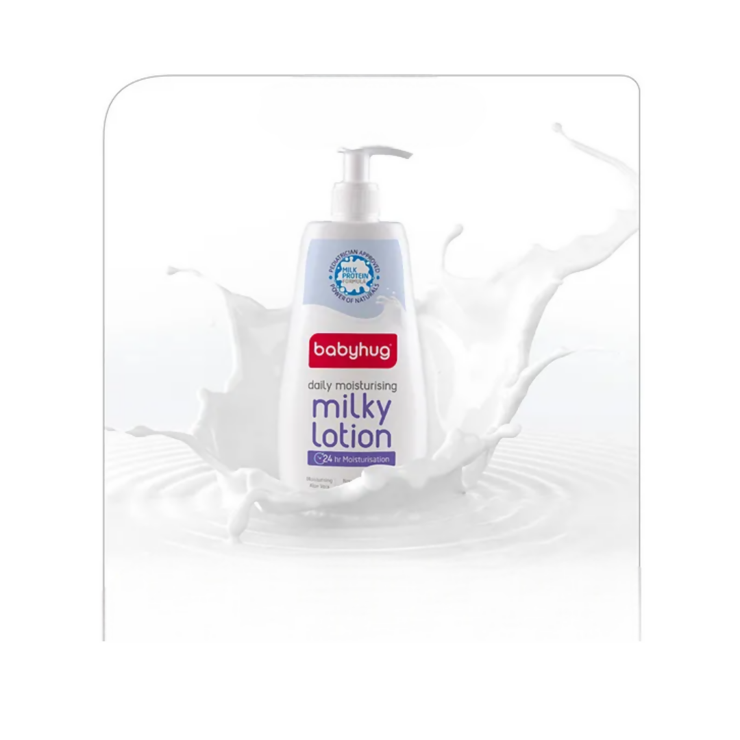 Babyhug Milk Protein Formula Daily Moisturising Milky Lotion - Distacart