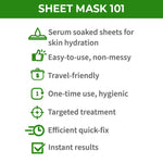 Thumbnail for Nykaa Skin Secrets Indian Rituals Tea Tree + Aloe Vera Sheet Mask For Clear & Moisturised Skin - Distacart