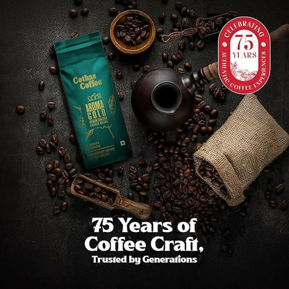 Cothas Coffee Aroma Gold Medium Roasted Coffee Beans - Distacart