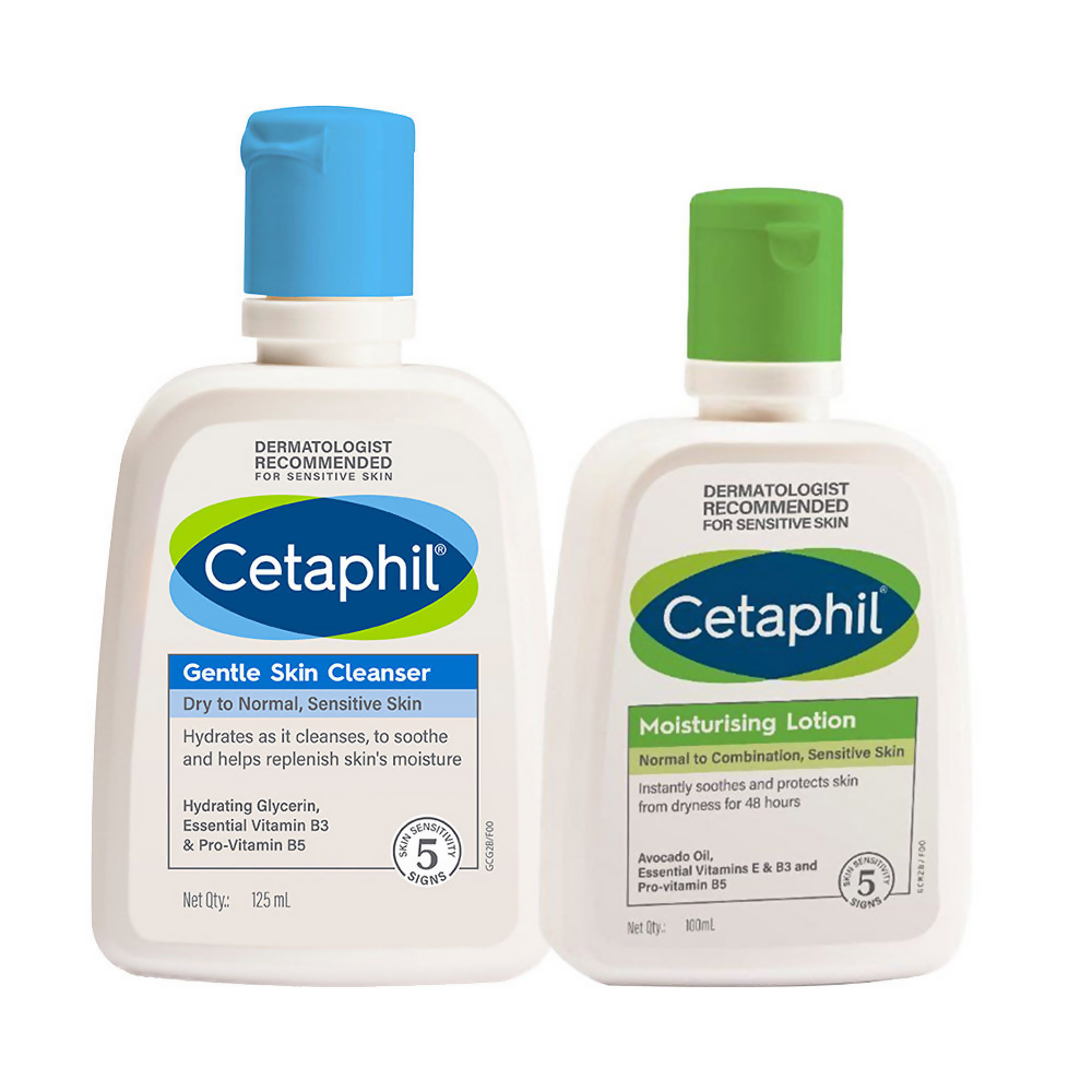 Cetaphil Cleansing + Hydrating Regime Combo - Distacart