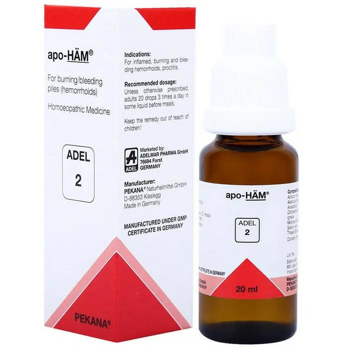 Adel Homeopathy Apo-Ham Drops - Distacart