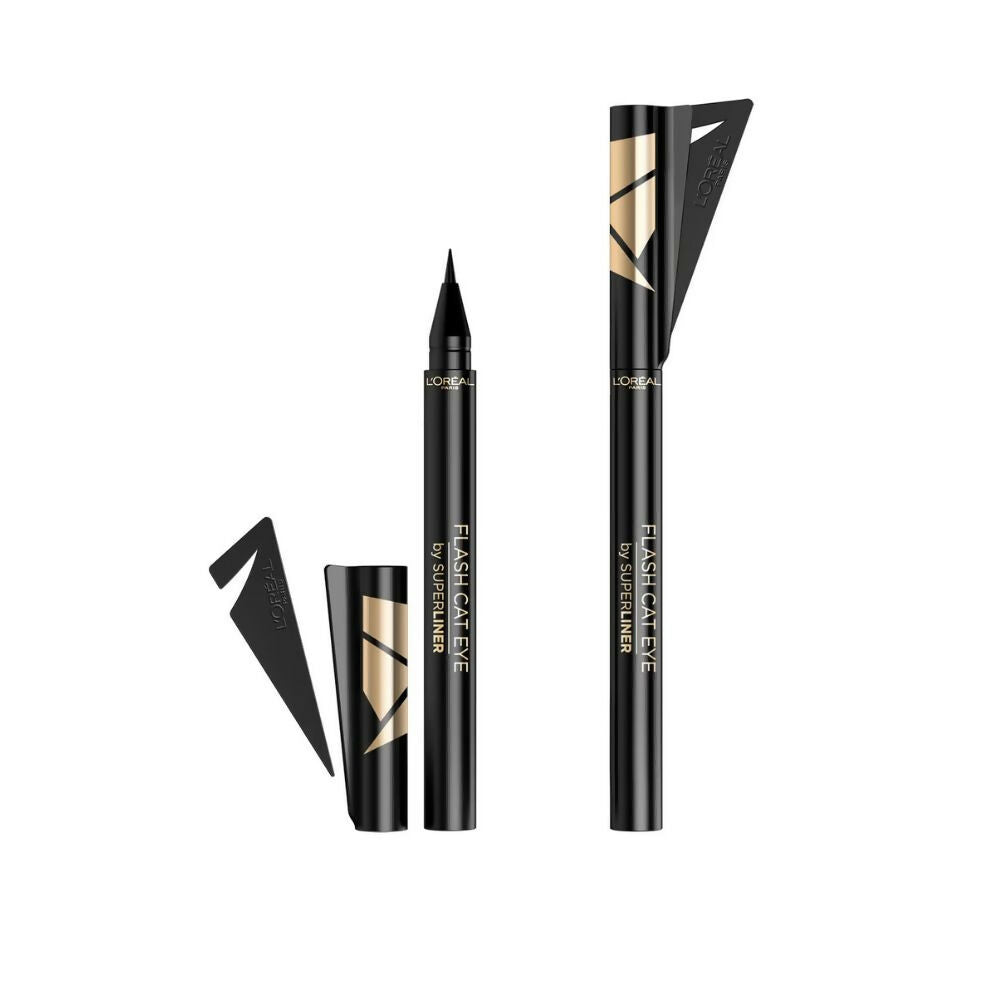 L'Oreal Paris Flash Cat Eye Eyeliner - Black - Distacart