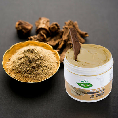 VI-JOHN Prakritik Multani Mitti Face Pack Controls Sebum Made With 100% Natural Bio Actives - Distacart