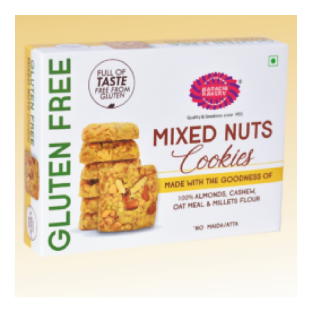 Karachi Bakery Gluten Free Biscuits (Mixed Nut) - Distacart