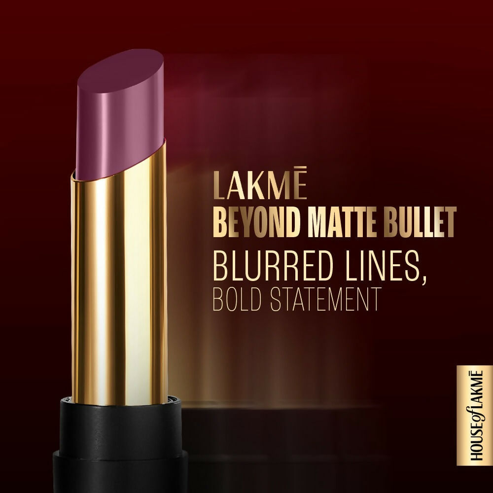 Lakme Absolute Beyond Matte Lipstick - 502 Purple Pop - Distacart