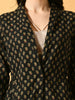 Myshka Women's Black Printed Floral Jacket - Distacart