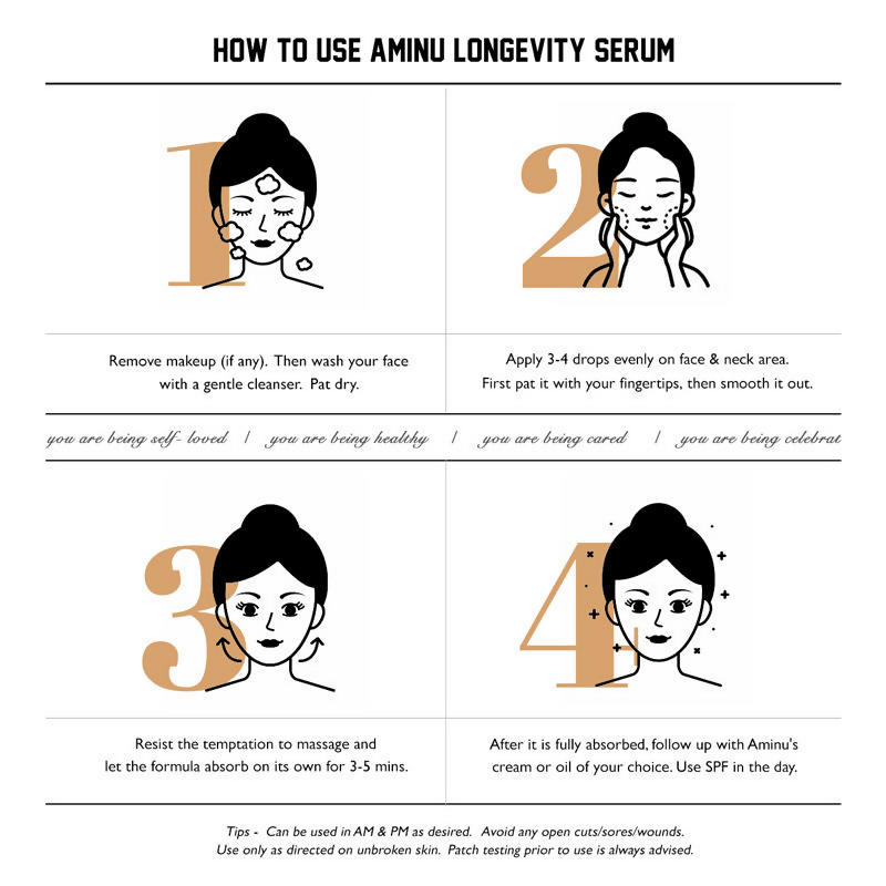 Aminu Longevity Serum for Sensitive skin & Anti-Pollution - Distacart