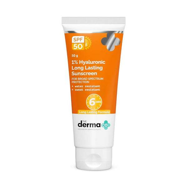 The Derma Co 1% Hyaluronic Long Lasting Sunscreen SPF 50 Pa++++ - Distacart