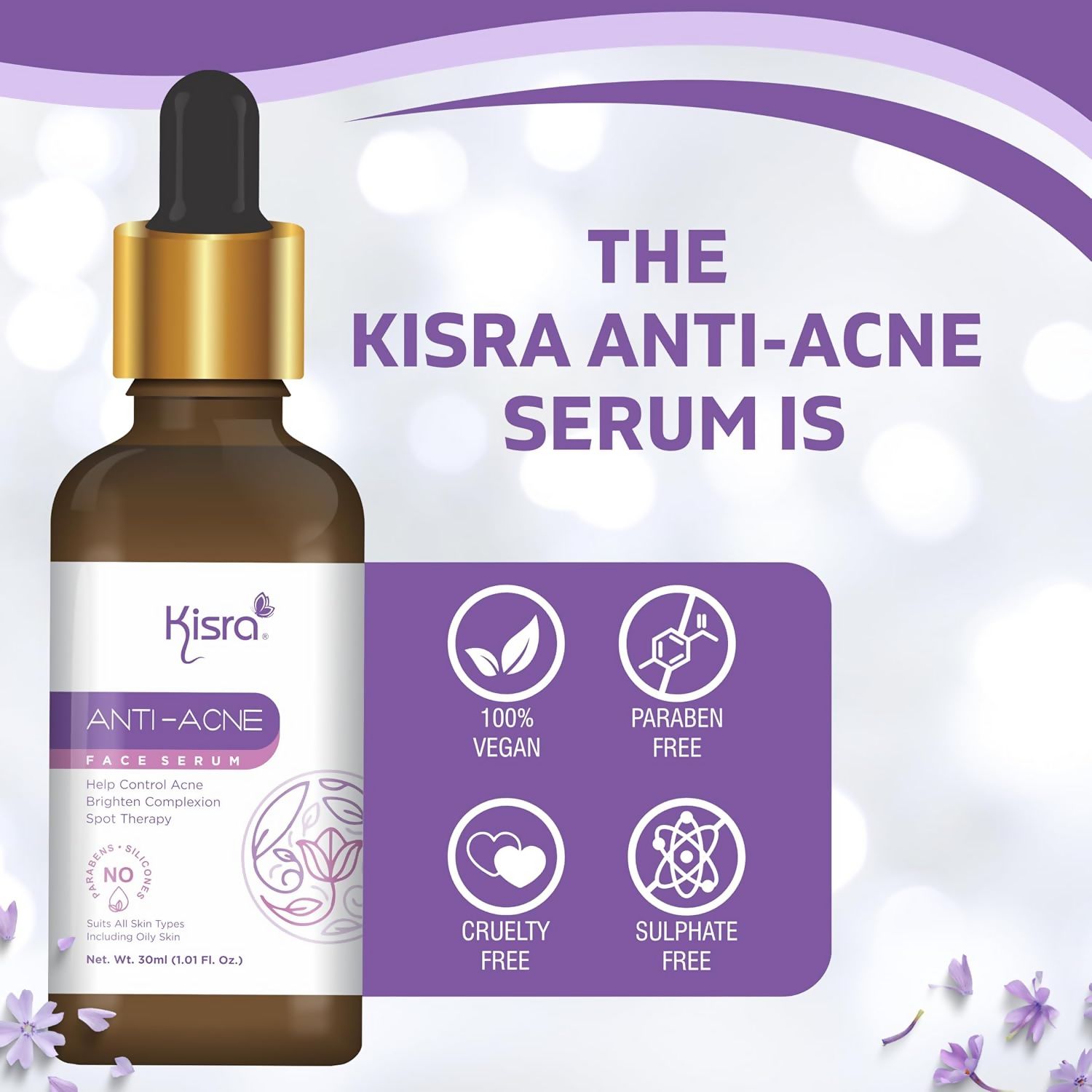 Kisra Anti-Acne Face Serum for Acne - Distacart