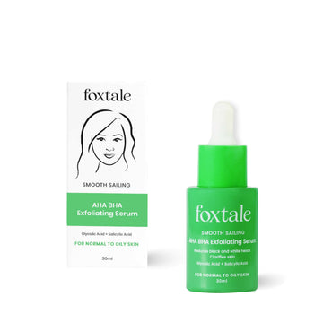 Foxtale 2% Salicylic Acid AHA BHA Exfoliating Serum with Niacinamide, Fights Acne, Reduces Blackheads & Whiteheads, Reduces Excess Oil & Bumpy Texture - Distacart