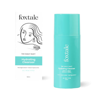 Foxtale The Daily Duet Gentle Cleanser Hydrating Face Wash For Pore Cleansing, Dirt Control, Makeup Remover, For All Skin Types - Distacart
