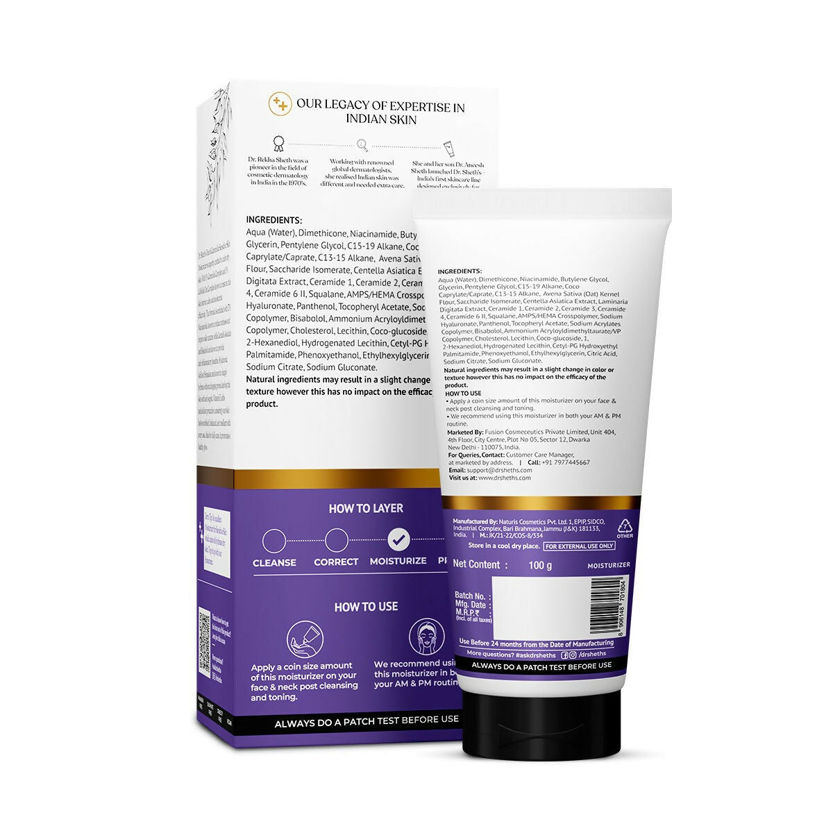 Dr. Sheth's Oats & Ceramide Sensitive Skin Moisturizer