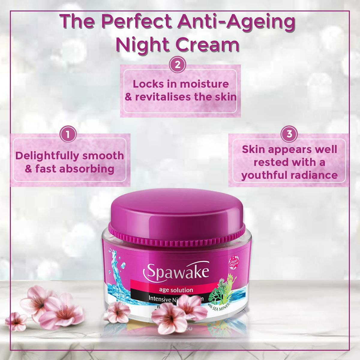 Spawake Anti Aging Face Cream Age Solution Intensive Night Cream - Distacart