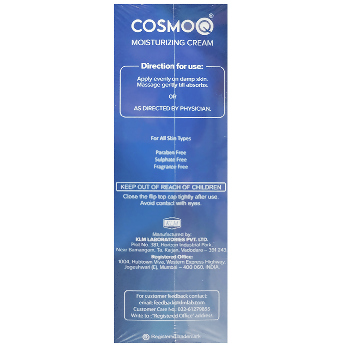CosmoQ Moisturizing Cream - Distacart