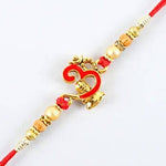 Thumbnail for Auspicious Om Pearl Rakhi & Cashew Jar