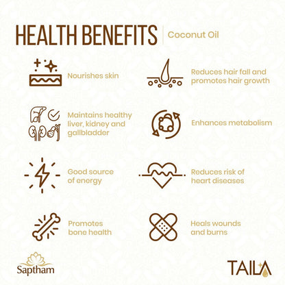 Saptham Taila Wood - Pressed Coconut Oil - Distacart
