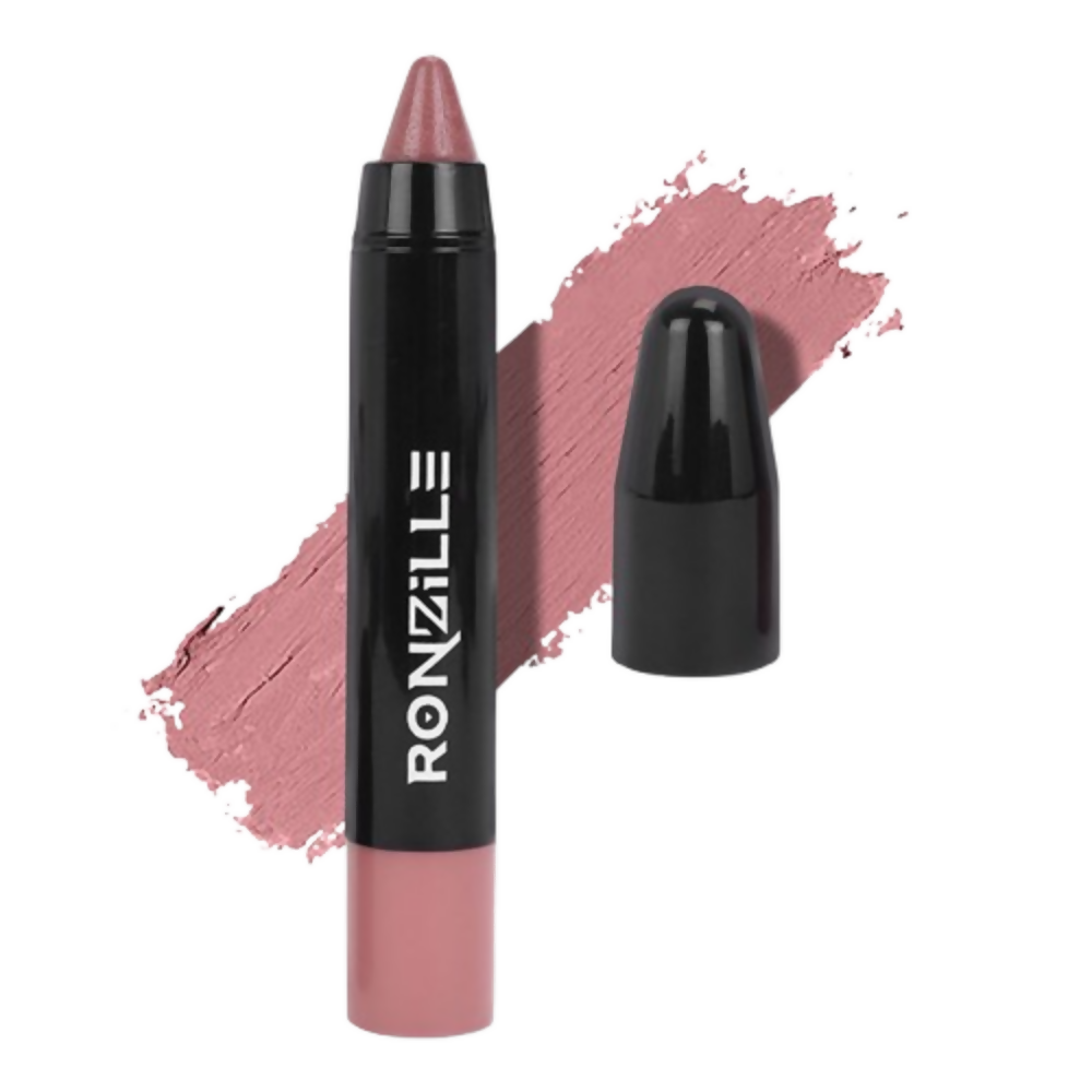 Ronzille Long Stay Matte Lip Crayon - Raspberry Rose - Dista
