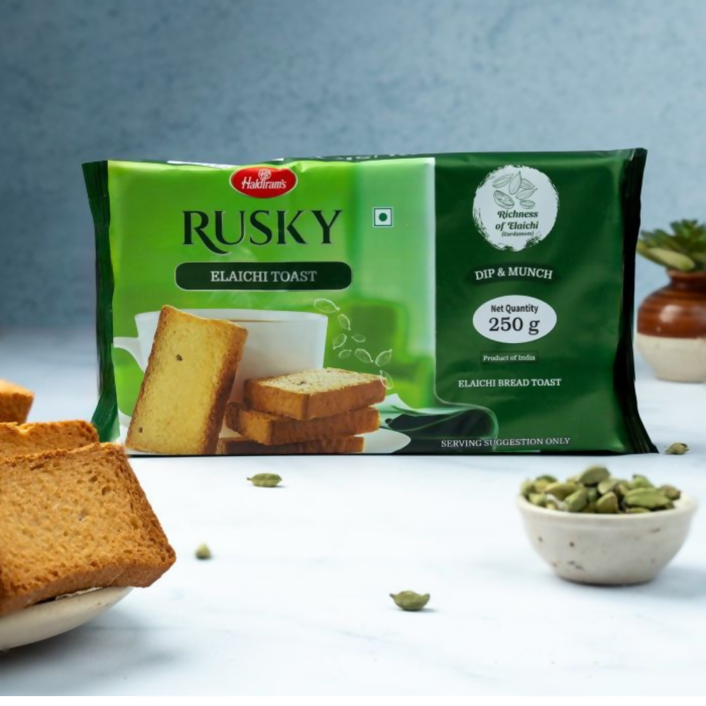 Haldiram's Rusky Elaichi Toast - Distacart