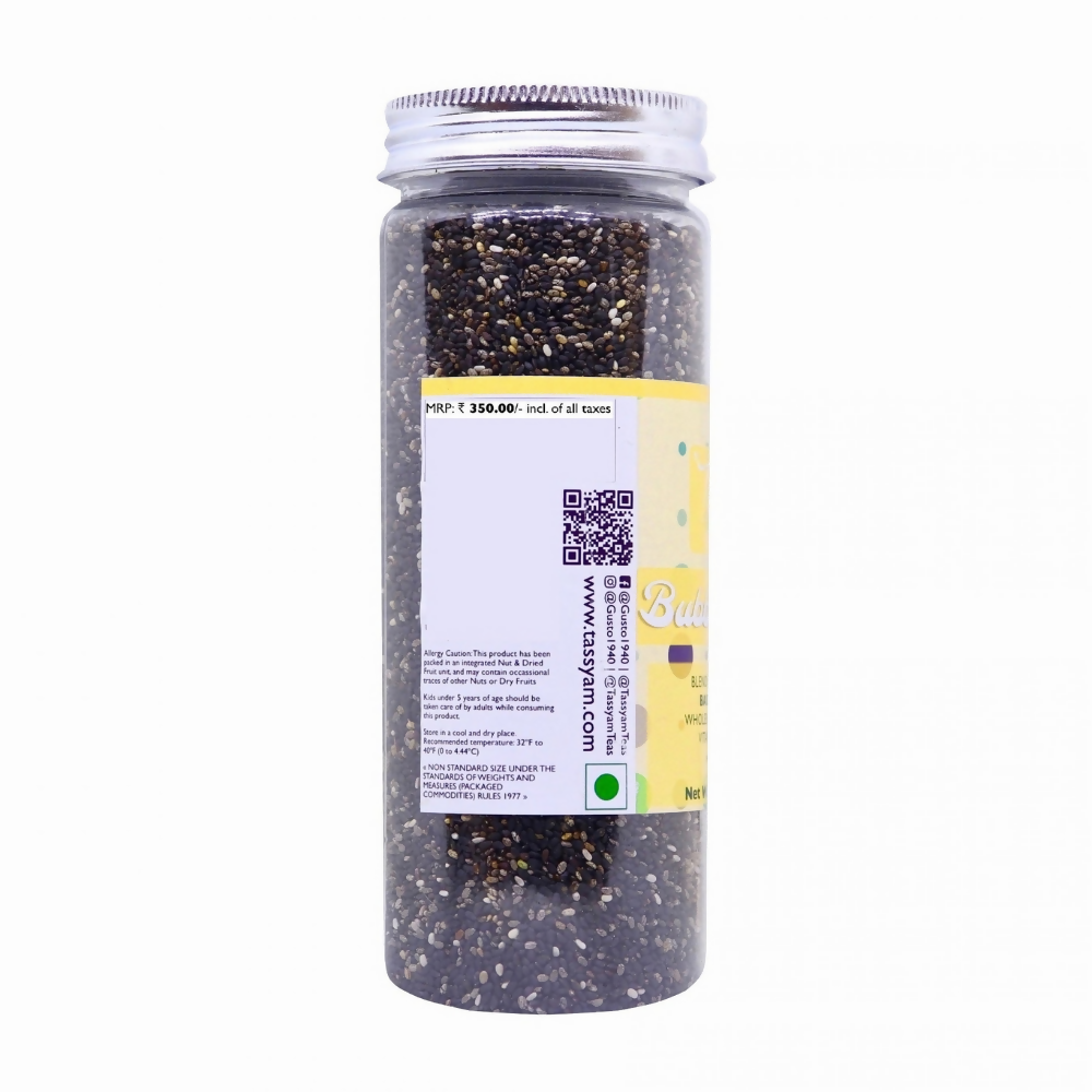 Tassyam Organics Bubble Seeds Mix - Chia & Basil - Distacart