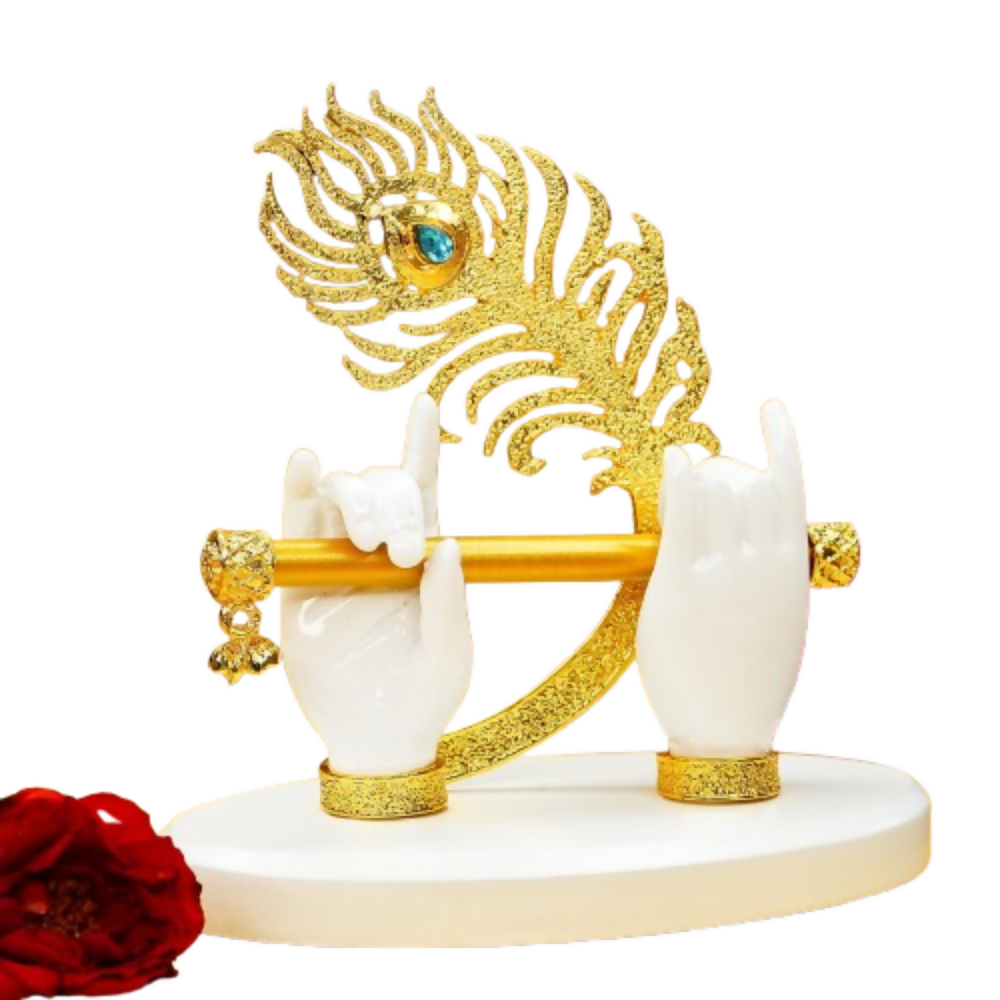 Ekhasa Lord Krishna Hands with Flute Idol - Dista