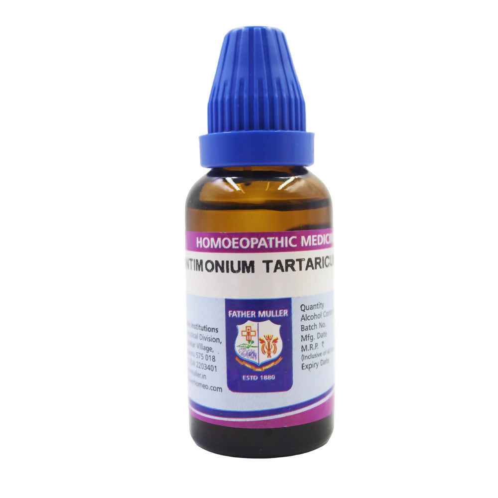 Father Muller Antimonium Tartaricum Dilution - Distacart