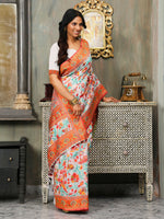 Thumbnail for Astita Linen Cotton(Woven Work) Multicolour Saree