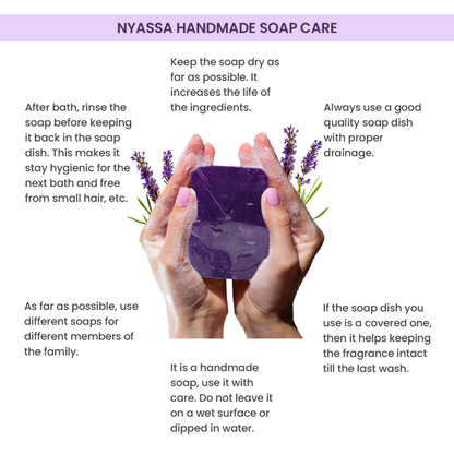 Nyassa Luxurious French Lavender Handmade Soap - Dista