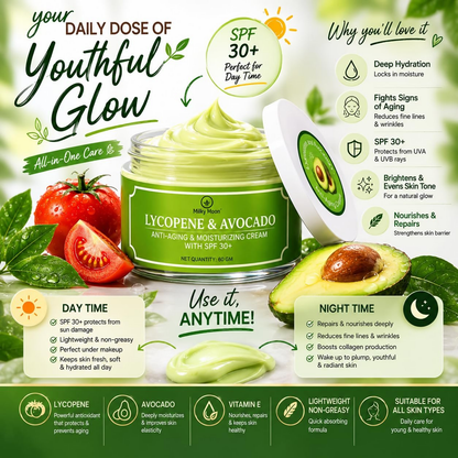 Milky Moon Lycopene & Avocado Anti-Aging & Moisturizing Cream with SPF 30 - Dista