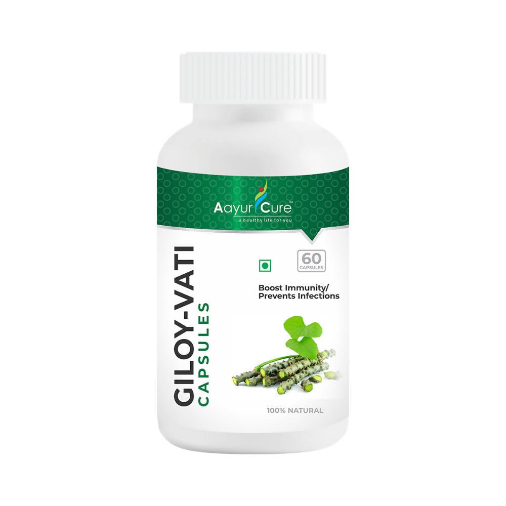 Aayur Cure Giloy Vati Capsules - Distacart