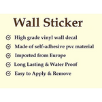 Thumbnail for Walltech Combo of 4 Wall Sticker - Dista