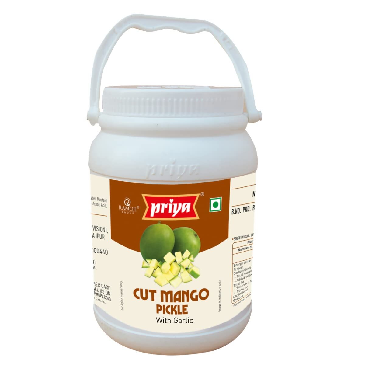 Priya Cut Mango Pickle with Garlic - Distacart