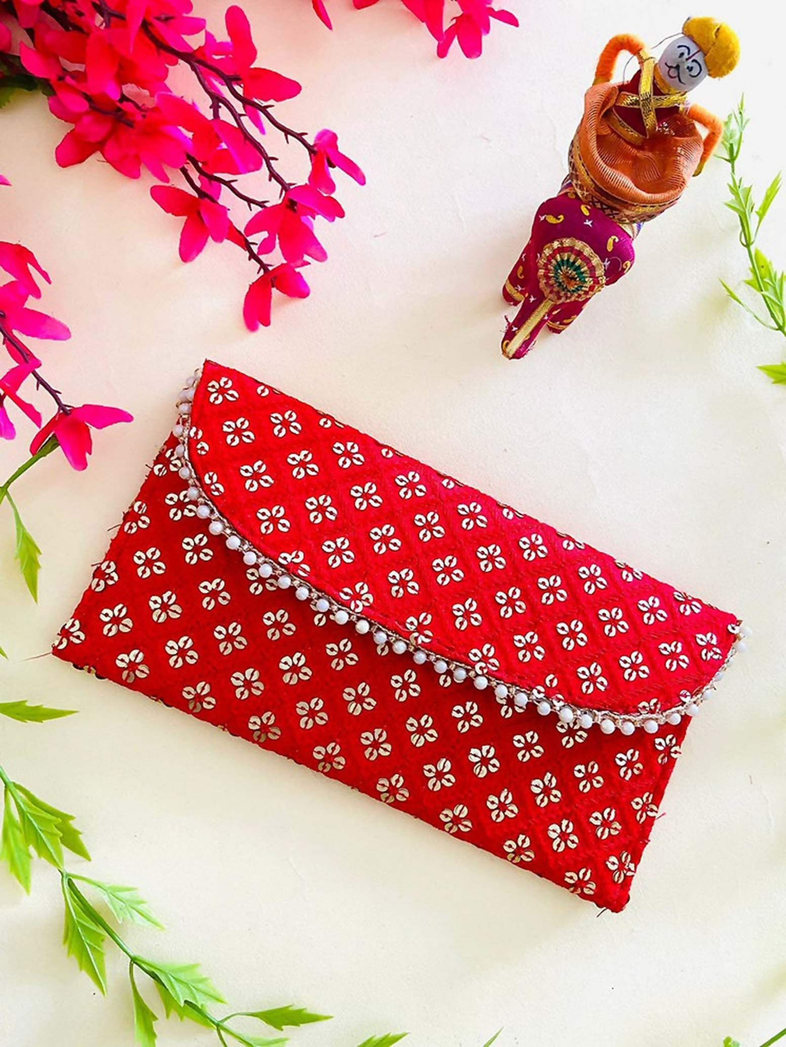 Joban Fashion Bridal Purse - Red - Dista