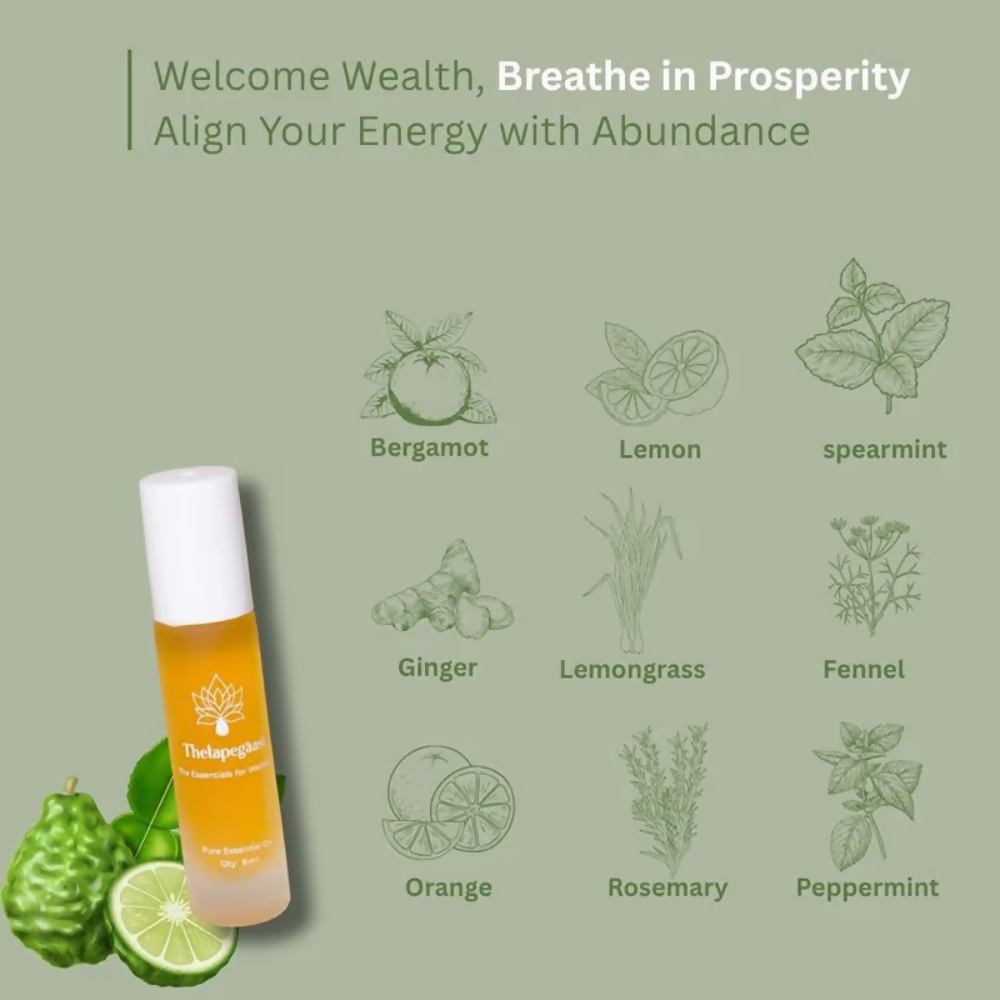 Thetapegaasi Prosperity Pure Essential Oil Roll-On - Dista