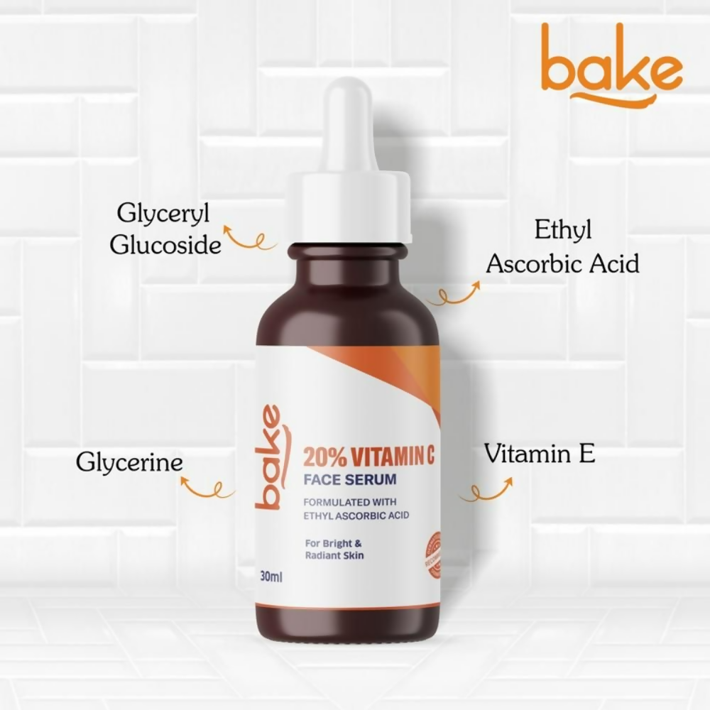 Bake 20% Vitamin C Face Serum With Ethyl Ascorbic Acid - Distacart