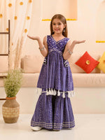 Thumbnail for Joban Fashion Girl's Blue Color Sharara Set