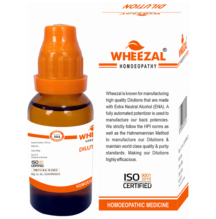 Wheezal Homeopathy Gratiola Officinalis Dilution - Distacart