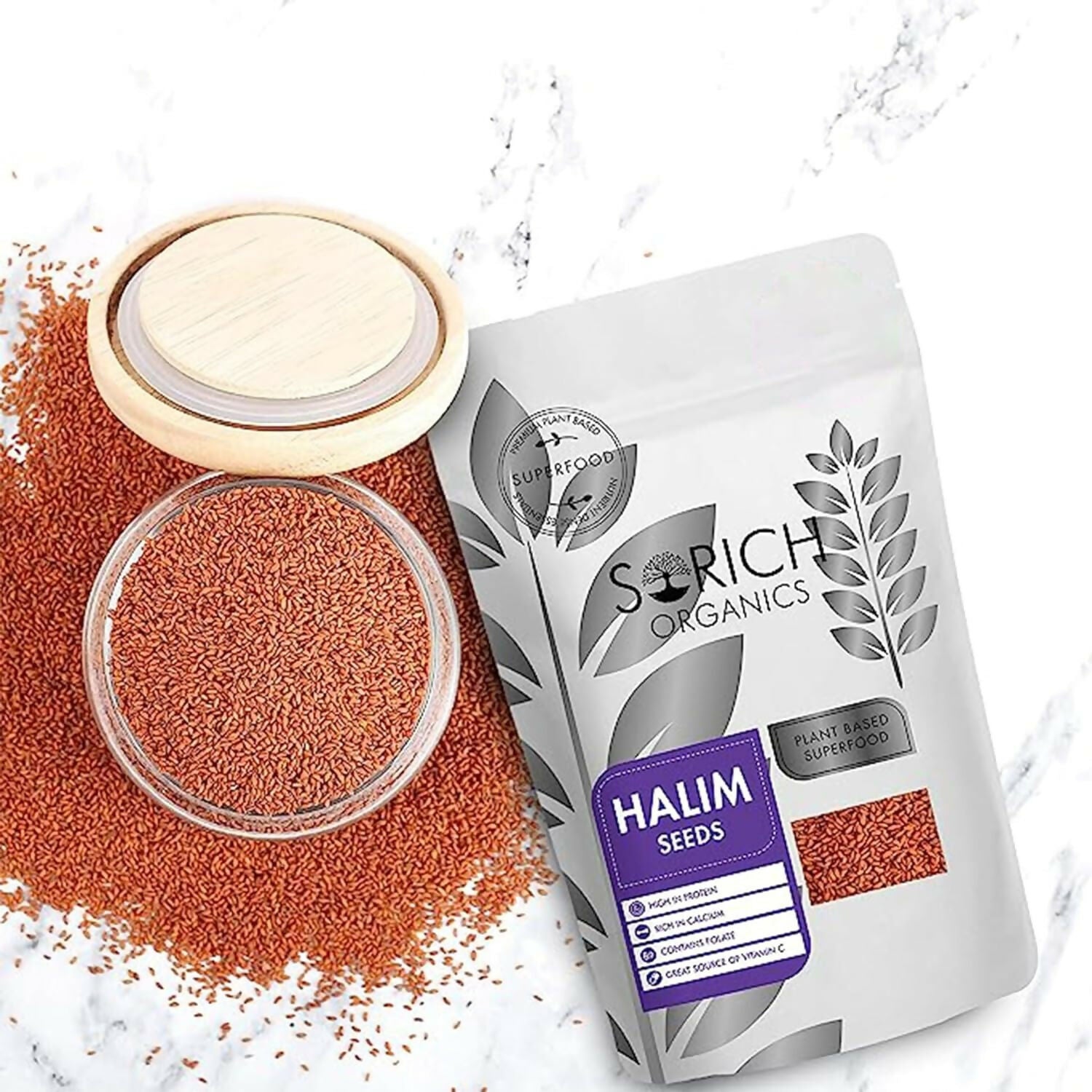 Sorich Organics Raw Halim Seeds (Aliv Seeds) - Distacart