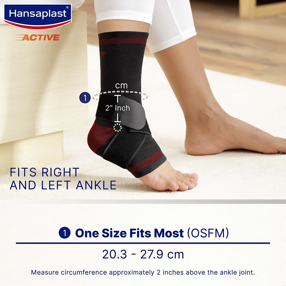 Hansaplast Active Ankle Binder Support for Men & Women - Distacart