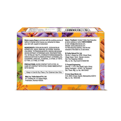 Nisha Soaps for Bath -Saffron & Sandal - Distacart