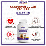 Thumbnail for Petvit Cardiovascular Dog Supplement Tablets