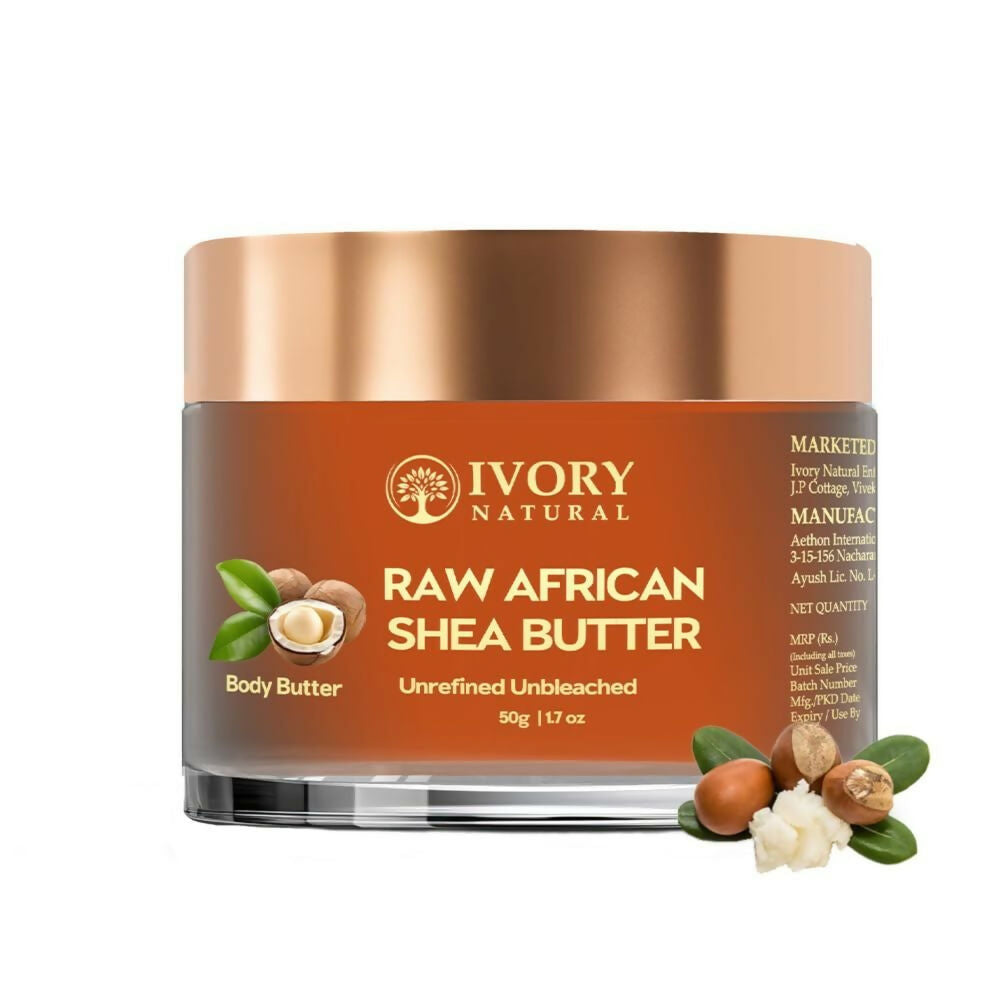 Ivory Natural African Shea Butter Unrefined For Skin and Hair, Rich in Antioxidants and Natural Hydration - Distacart