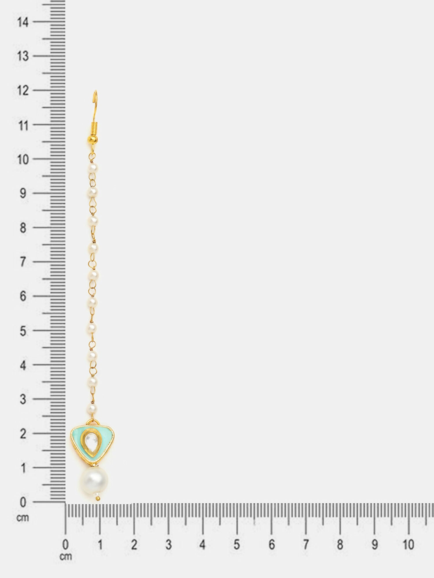 Ruby Raang Pastel Green Whisper Pearl Tikka