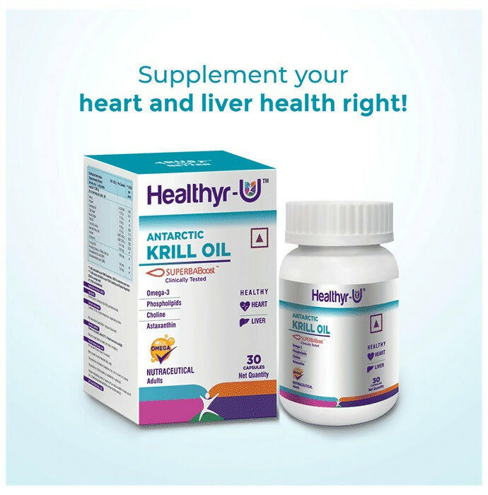 Healthyr-U Antarctic Krill Oil Capsules - Distacart