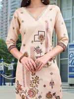 Thumbnail for Joban Fashion Off White Position Digital Print With Position Foil Kurta Set