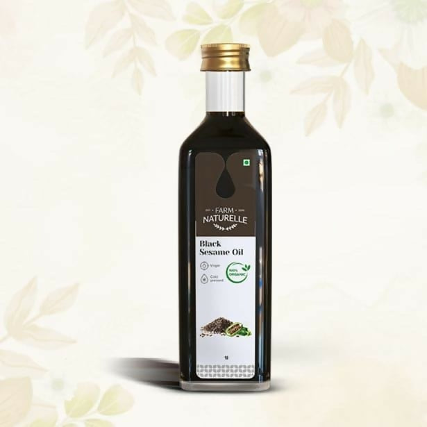Farm Naturelle Wood Pressed Black Sesame Oil - Distacart