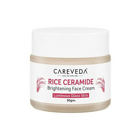 CareVeda Rice Ceramide Brightening Face Cream for Luminous Glass Skin | Deep Hydration & Moisture Barrier Repair - Dista