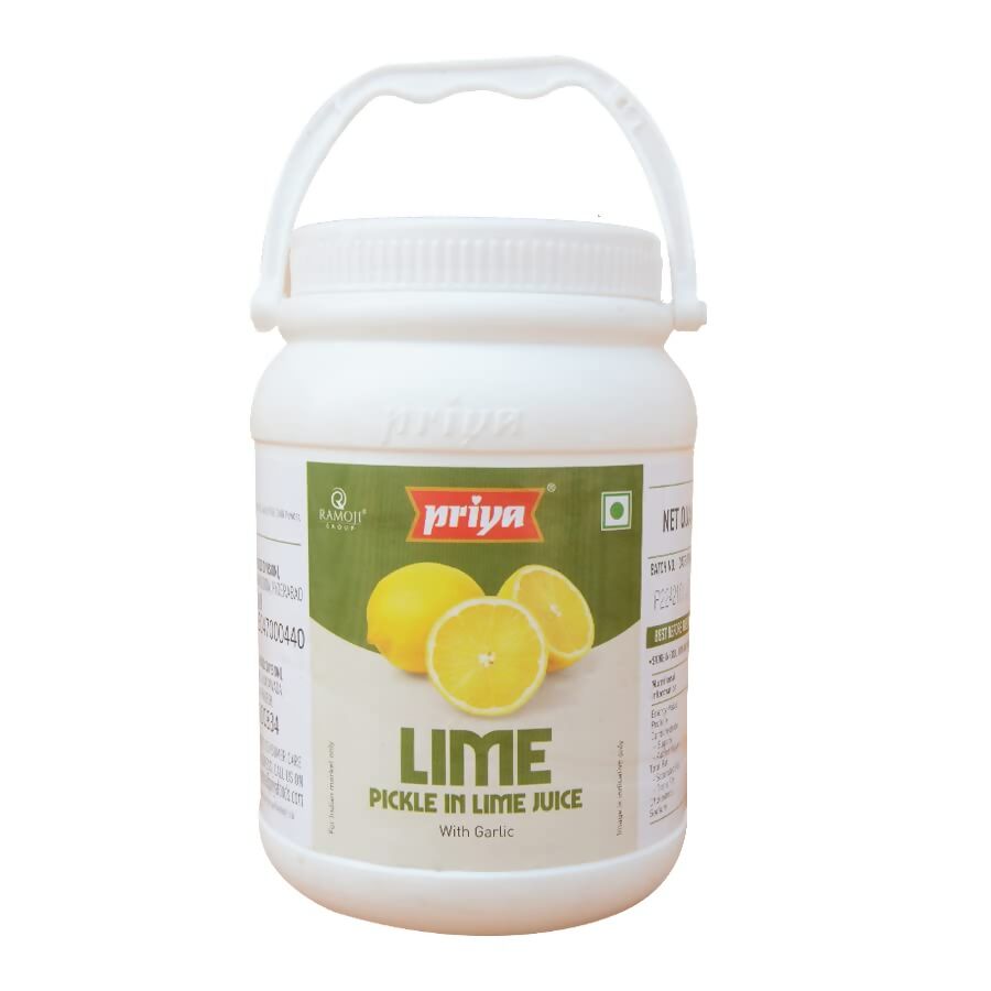 Priya Lime Pickle with Garlic - Distacart